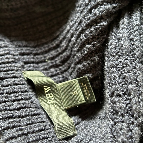 J. Crew Tunic Sweater Tank S Navy Blue Swank Top Blouse Knit Women's - Picture 6 of 8